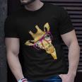 Animal Tees Hipster Giraffe Lovers Unisex T-Shirt Gifts for Him