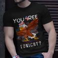 Are You Free Tonight 4Th Of July American Dabbing Bald Eagle Unisex T-Shirt Gifts for Him
