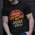 Awesome Since June 2010 Vintage 12Th Birthday V2 Unisex T-Shirt Gifts for Him