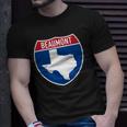 Beaumont Texas Tx Interstate Highway Vacation Souvenir Unisex T-Shirt Gifts for Him
