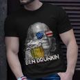 Ben Drankin Drunking Funny 4Th Of July Beer Men Woman Unisex T-Shirt Gifts for Him