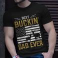 Best Buckin Dad Ever Funny Deer Hunter Cool Hunting Unisex T-Shirt Gifts for Him