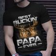 Best Buckin Papa Ever Deer Hunting Bucking Father Unisex T-Shirt Gifts for Him