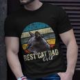 Best Cat Dad Ever Vintage Cat Daddy Father Unisex T-Shirt Gifts for Him