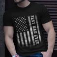 Best Dad Ever Flag American Funny Fathers Day For Dad Son Unisex T-Shirt Gifts for Him