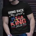 Bring Back The Great Maga King 2024 4Th Of July Trump 2024T President Trump Tee Republican Anti Biden Unisex T-Shirt Gifts for Him