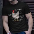 Chicken Chicken Chicken Butt Funny Joke Farmer Meme Hilarious V2 Unisex T-Shirt Gifts for Him