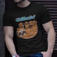 Chillaxin Cartoon Sloth Hanging In A Tree Unisex T-Shirt Gifts for Him
