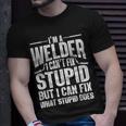 Cool Welding Art For Men Women Welder Iron Worker Pipeliner Unisex T-Shirt Gifts for Him