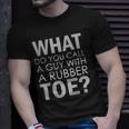 Dad Joke Novelty Tee The One About A Guy With A Rubber Toe Unisex T-Shirt Gifts for Him Dad Joke Novelty Tee The One About A Guy With A Rubber Toe Unisex T-Shirt Gifts for Him