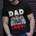 Dad Of Birthday Boy Time To Level Up Video Game Birthday Unisex T-Shirt Gifts for Him
