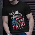 Daddio Of The Patio Usa Flag Patriotic Bbq Dad 4Th Of July Unisex T-Shirt Gifts for Him