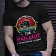 Dont Mess With The Mail Lady Post Office Us Postal Service T-shirt Gifts for Him