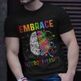 Embrace Neurodiversity V2 Unisex T-Shirt Gifts for Him