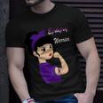 Epilepsy Warrior Strong Women Purple Ribbon Epilepsy Epilepsy Awareness V2 Unisex T-Shirt Gifts for Him