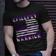 Epilepsy Warrior Usa Flag United States Flag Epilepsy Epilepsy Awareness Unisex T-Shirt Gifts for Him