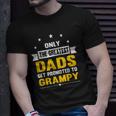 Family 365 The Greatest Dads Get Promoted To Grampy Grandpa Unisex T-Shirt Gifts for Him