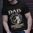 Father Grandpa Dadthe Bowhunting Legend S73 Family Dad Unisex T-Shirt Gifts for Him
