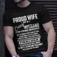 Father Grandpa I Am A Proud Wife Of A Crazy Husband He May Seem Quiet And Reserved104 Family Dad Unisex T-Shirt Gifts for Him