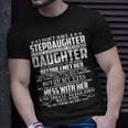 Father Grandpa Step Dad I Have A Freaking Awesome Daughter 118 Family Dad Unisex T-Shirt Gifts for Him