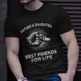 Fathers Day - Father Daughter Friends Fist Bump Unisex T-Shirt Gifts for Him