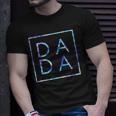 Fathers Day For New Dad Dada Him - Coloful Tie Dye Dada Unisex T-Shirt Gifts for Him