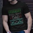 Feliz Navi Dad Ugly Christmas Design Multic Classic Unisex T-Shirt Gifts for Him