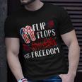 Flip Flops Fireworks And Freedom 4Th Of July V2 Unisex T-Shirt Gifts for Him