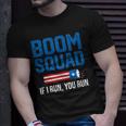 Fourth Of July 4Th July Fireworks Boom Patriotic American Unisex T-Shirt Gifts for Him