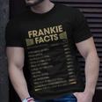 Frankie Name Frankie Facts T-Shirt Gifts for Him