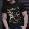 Friends Dont Let Friends Fight Celiac Disease Alone Unicorn Green Ribbon Celiac Disease Celiac Disease Awareness Unisex T-Shirt Gifts for Him