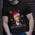 Funny Anti Joe Biden Happy 4Th Of July Merry Christmas Unisex T-Shirt Gifts for Him