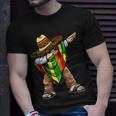 Funny Dabbing Taco Cinco De May Mexican Food V2 Unisex T-Shirt Gifts for Him