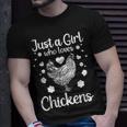Funny Girl Chicken Design For Kids Women Mom Chicken Lover Unisex T-Shirt Gifts for Him