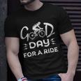Funny Good Day For A Ride Funny Bicycle I Ride Fun Hobby Race Quote Unisex T-Shirt Gifts for Him