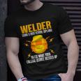 Funny Welder Art For Men Women Steel Welding Migtig Welder Unisex T-Shirt Gifts for Him