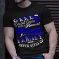 Gerd Doesnt Come With A Manual It Comes With A Family Who Never Gives Up Periwinkle Blue Ribbon Gastroesophageal Reflux Disease Gerd Awareness Unisex T-Shirt Gifts for Him