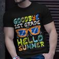 Goodbye 1St Grade Hello Summer Last Day Of School Boys Kids Unisex T-Shirt Gifts for Him