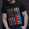 Happy 4Th Of July American Flag Fireworks Patriotic Outfits Unisex T-Shirt Gifts for Him
