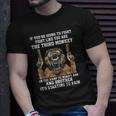 If Youre Going To Fight Fight Like Youre The Third Monkey Unisex T-Shirt Gifts for Him