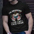 Im Drinking For Two This Year Pregnancy 4Th Of July Unisex T-Shirt Gifts for Him