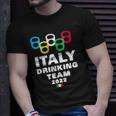 Italy Drinking Team Unisex T-Shirt Gifts for Him