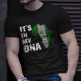 Its In My Dna Proud Nigeria Africa Usa Fingerprint Unisex T-Shirt Gifts for Him