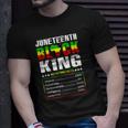 Juneteenth Black King Nutritional Facts Boys T-shirt Gifts for Him
