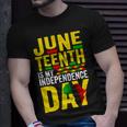 Juneteenth Is My Independence Day 1865 African American Unisex T-Shirt Gifts for Him