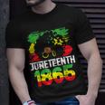 Juneteenth Is My Independence Day Black Women Freedom 1865 Unisex T-Shirt Gifts for Him