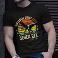 Kids Seventh Dinosaur 7 Years Old 2015 Im 7 7Th Birthday Rex Funny Unisex T-Shirt Gifts for Him