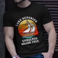 Lake Superior Unsalted Shark Free Unisex T-Shirt Gifts for Him