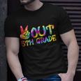 Last Day Of School Peace Out Fifth 5Th Grade Teacher Kids Unisex T-Shirt Gifts for Him
