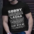 Laura Name Sorry My Heart Only Beats For Laura T-Shirt Gifts for Him